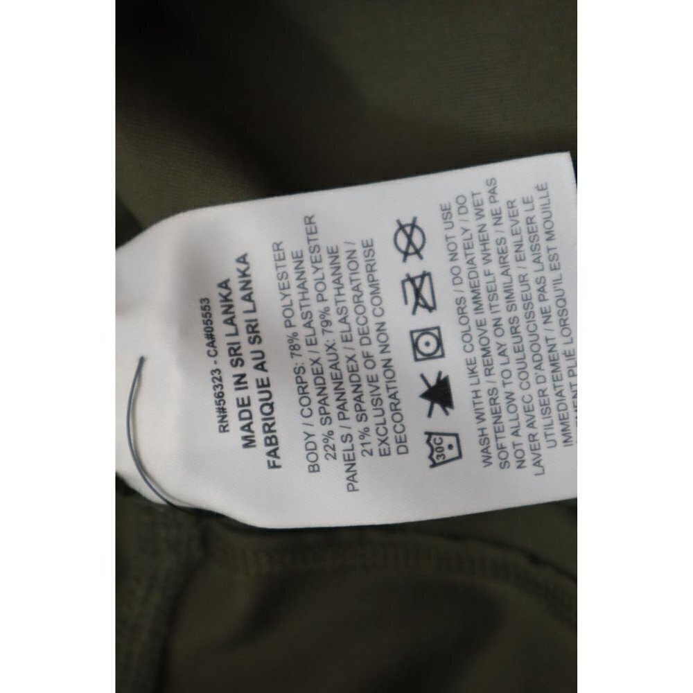 New Nike one tight Fit mid rise full length Green and Yellow Leggings SZ 2X - Picture 8 of 8